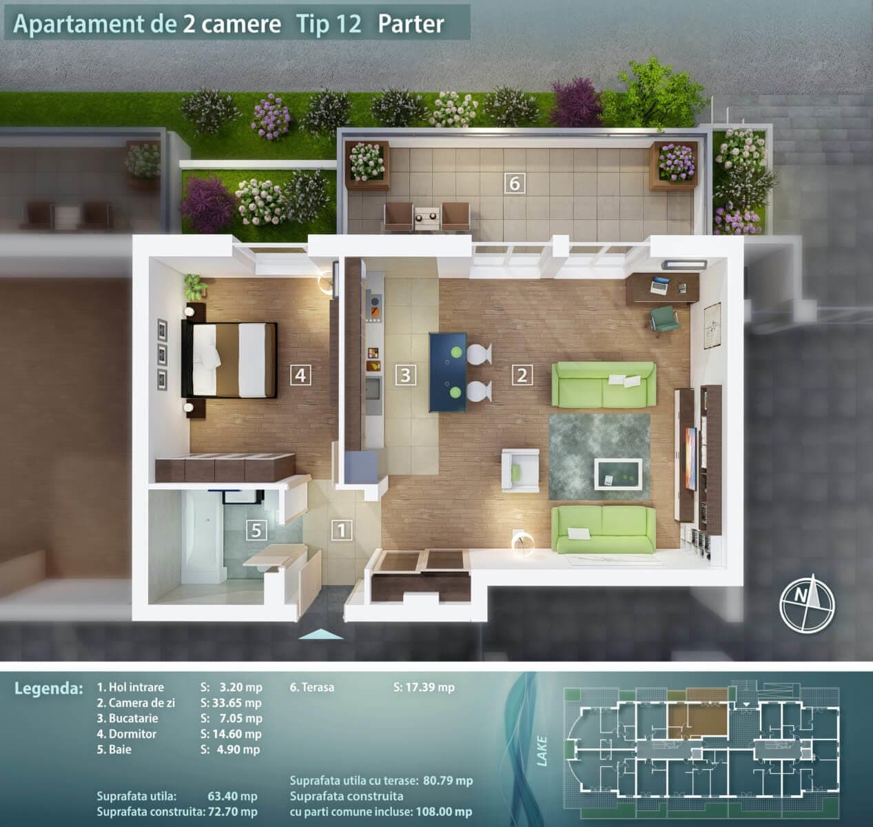 2 Camere Lebăda Lake Residence — fotografia 15