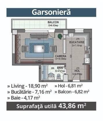 Garsonieră IN Rezidential 2 Militari — fotografia 5