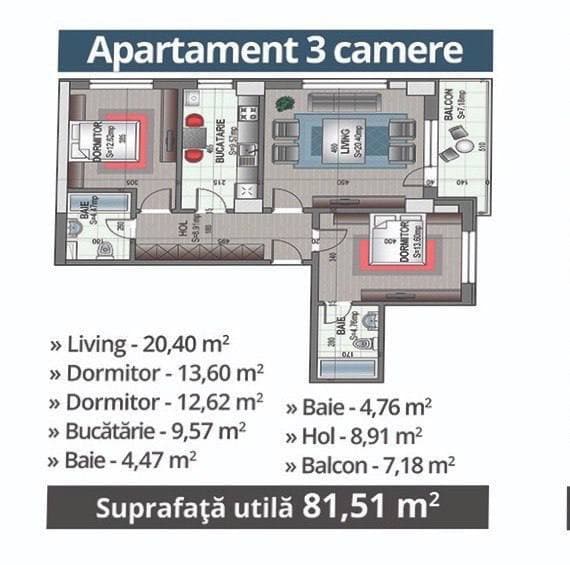 3 Camere IN Rezidential 2 Militari — fotografia 5