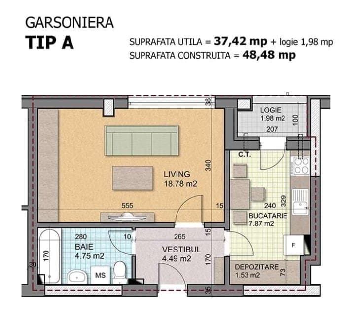 Garsonieră Titan Apartments — fotografia 13