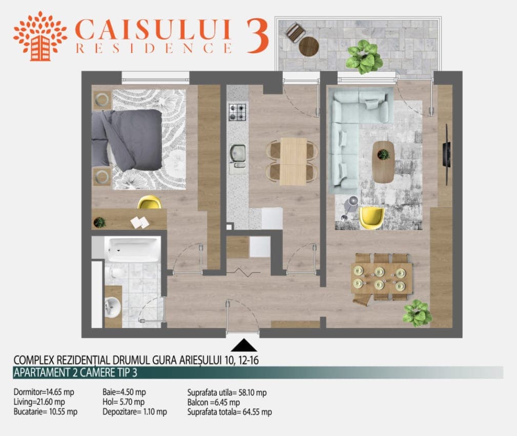 2 Camere Caisului Residence 3 — fotografia 7