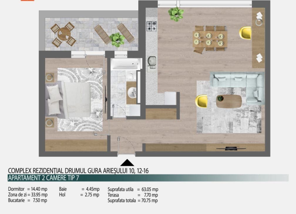 2 Camere Caisului Residence 3 — fotografia 7