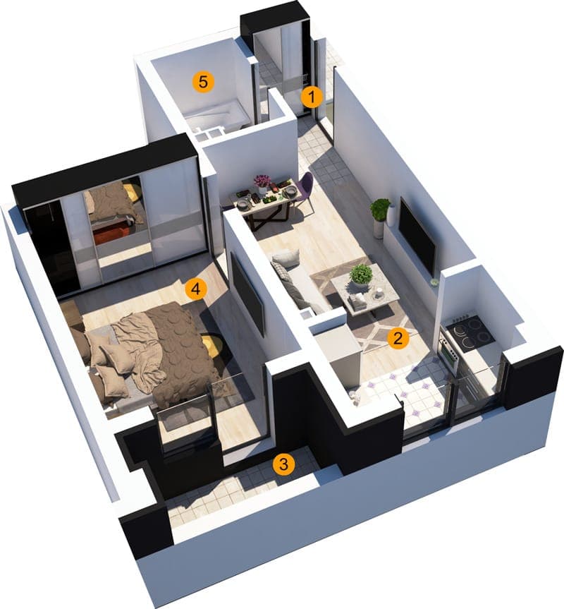 2 Camere Pollux Residence — fotografia 10