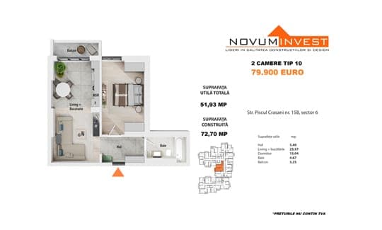 2 Camere Novum Păcii — fotografia 3