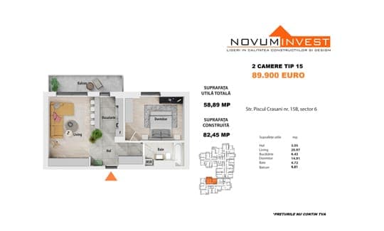 2 Camere Novum Păcii — fotografia 3