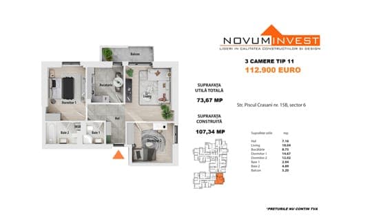 3 Camere Novum Păcii — fotografia 3
