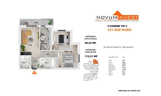 3 Camere Novum Păcii — fotografia 3