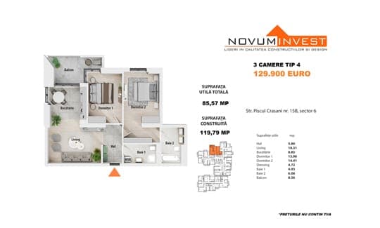 3 Camere Novum Păcii — fotografia 3