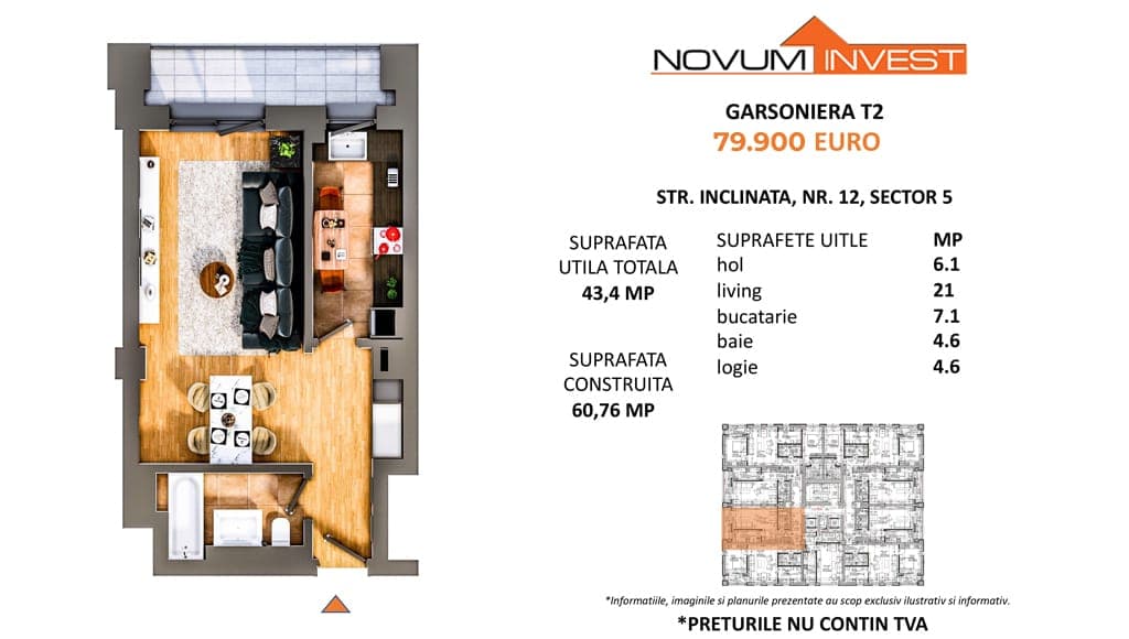 Garsonieră Novum Viilor — fotografia 9