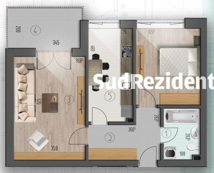 2 Camere Optima Residence Pallady — fotografia 10
