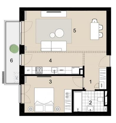 2 Camere Triama Residence — fotografia 7