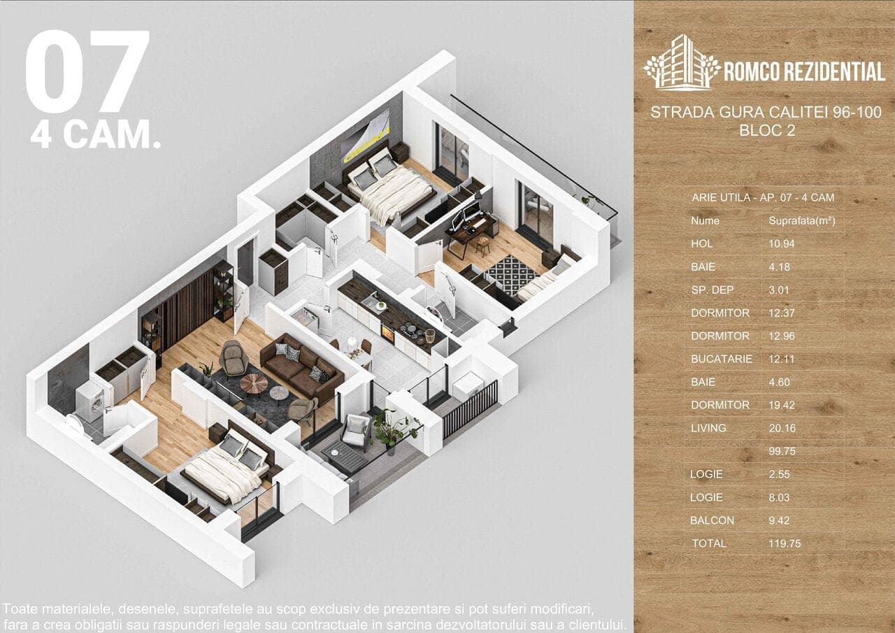 4 Camere Romco Rezidential Gura Calitei — fotografia 8