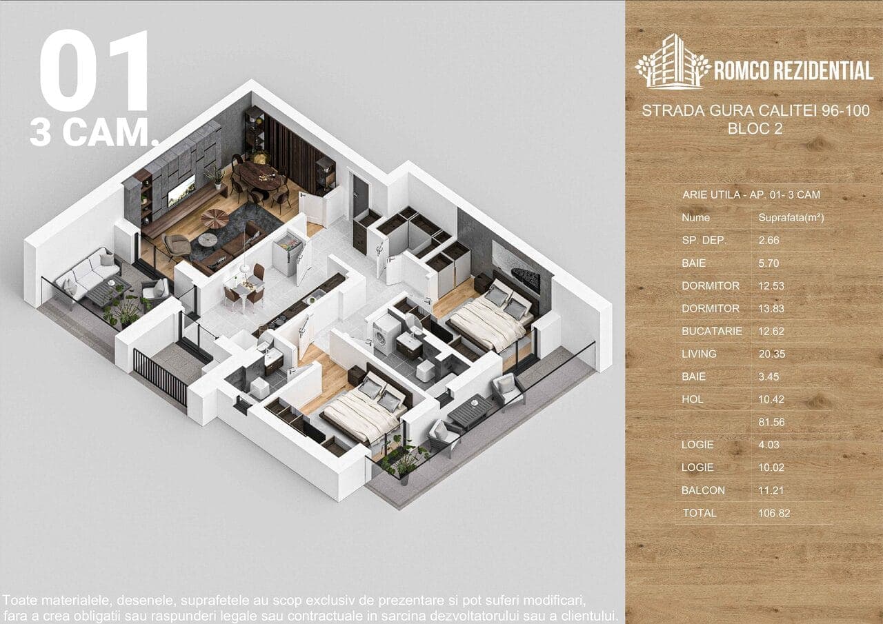 3 Camere Romco Rezidential Gura Calitei — fotografia 8