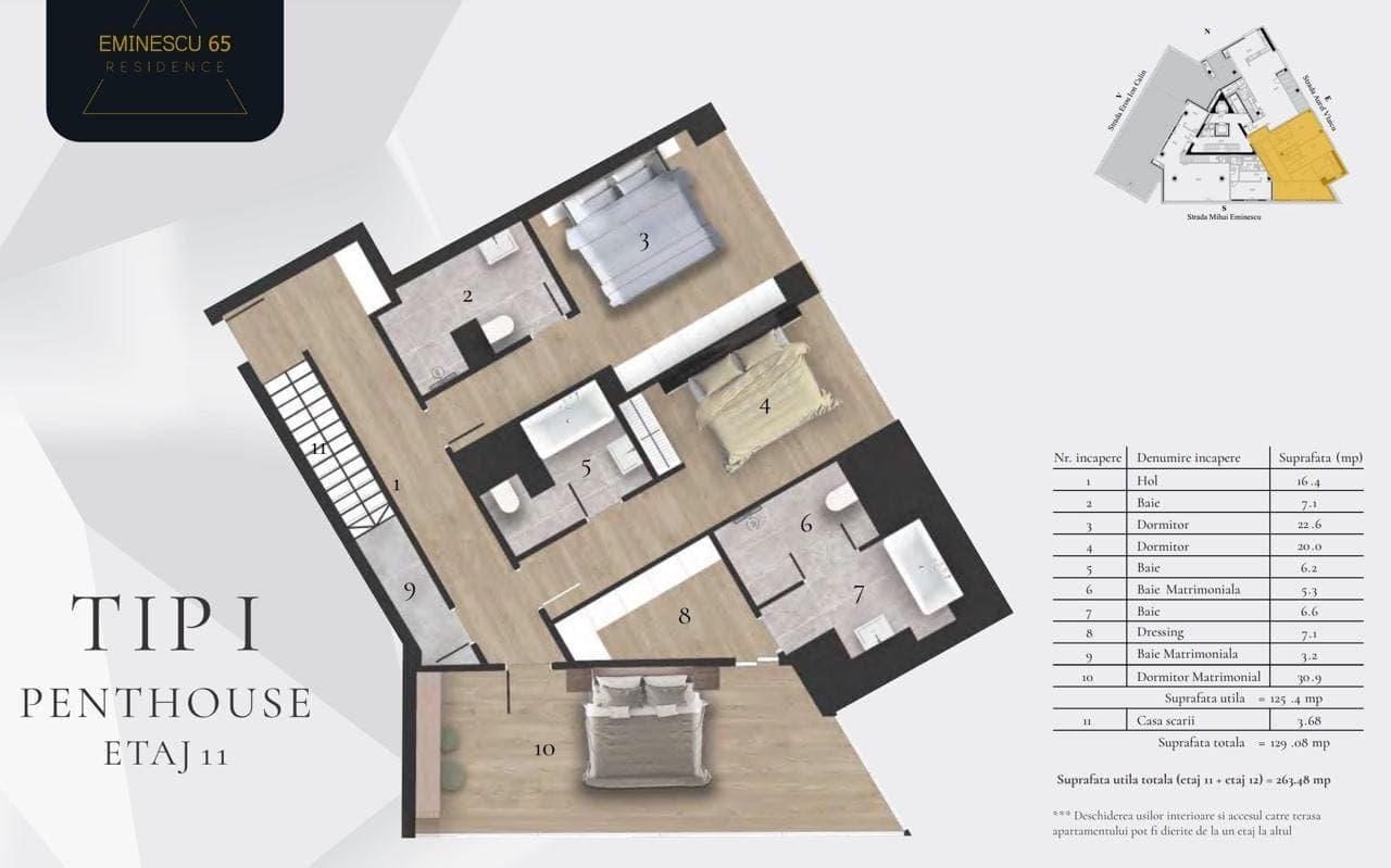 Penthouse Eminescu 65 Residence — fotografia 18