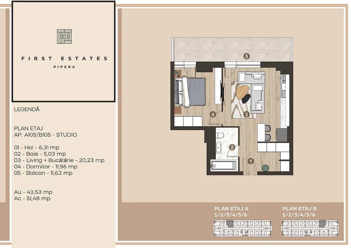 Studio First Estates Pipera — fotografia 9