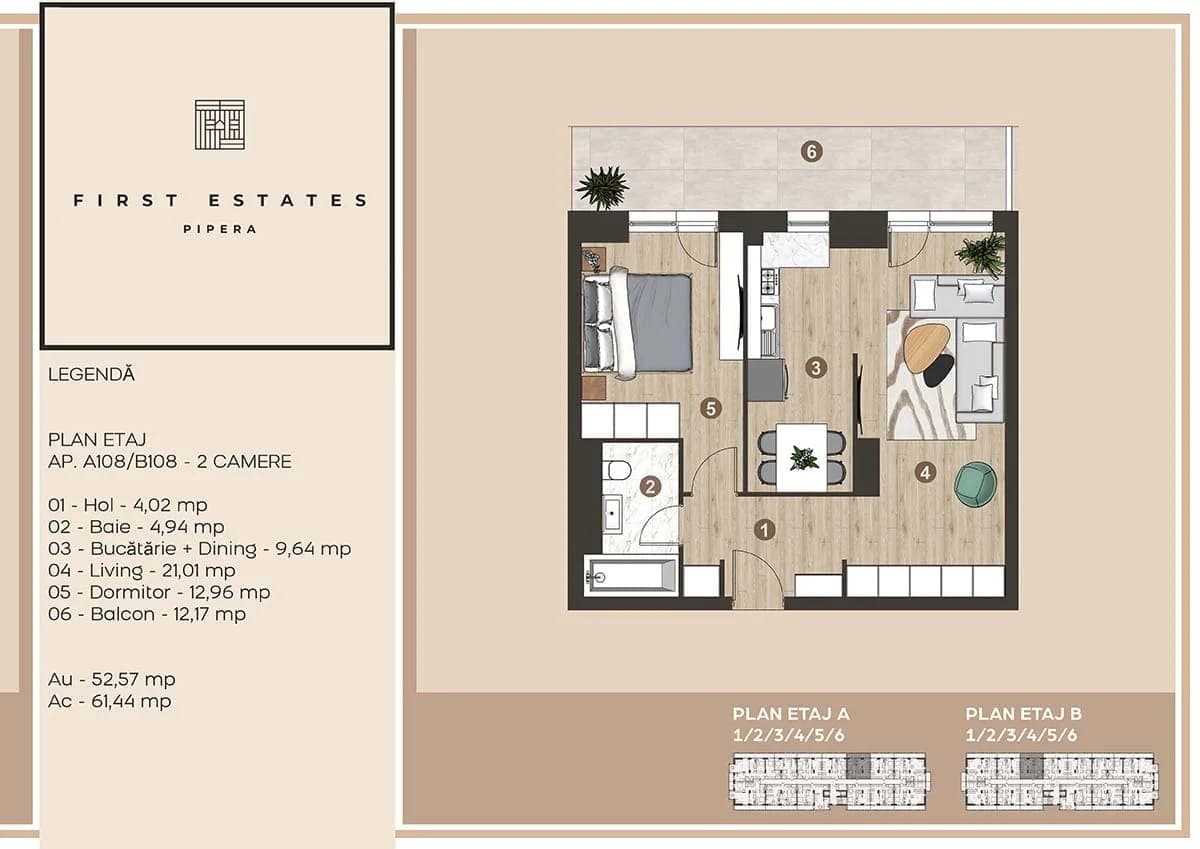 2 Camere First Estates Pipera — fotografia 9