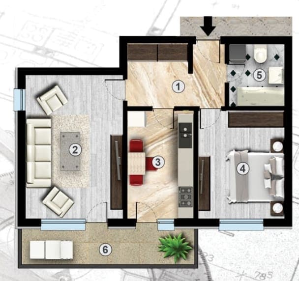 2 Camere Confort Urban Park Residence — fotografia 12