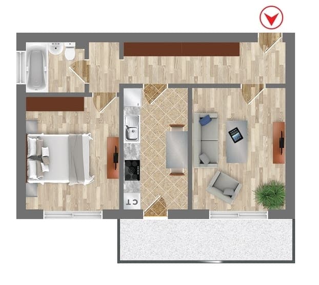 2 Camere Ivonco Pantelimon — fotografia 6