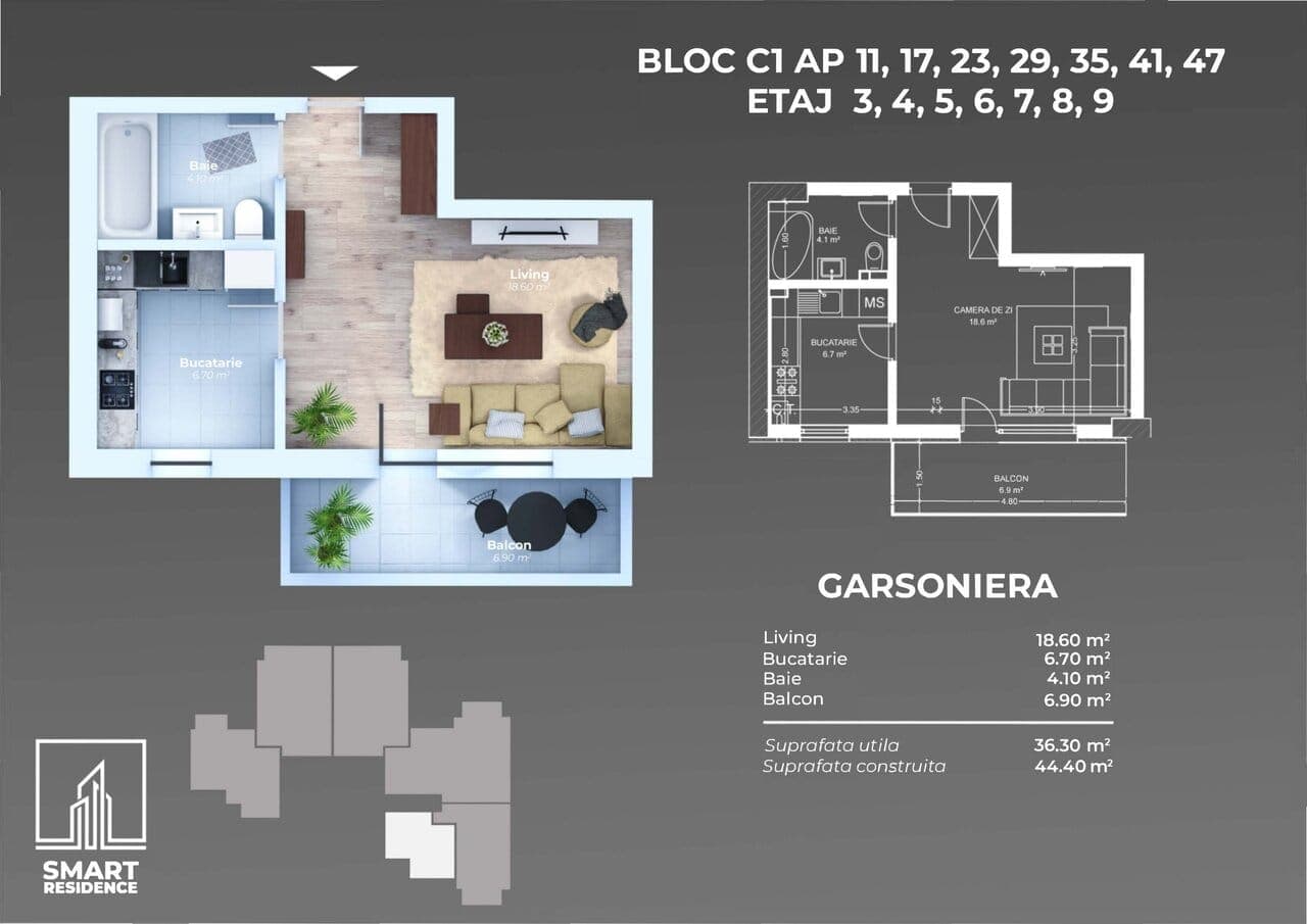 Garsonieră Smart Residence — fotografia 10