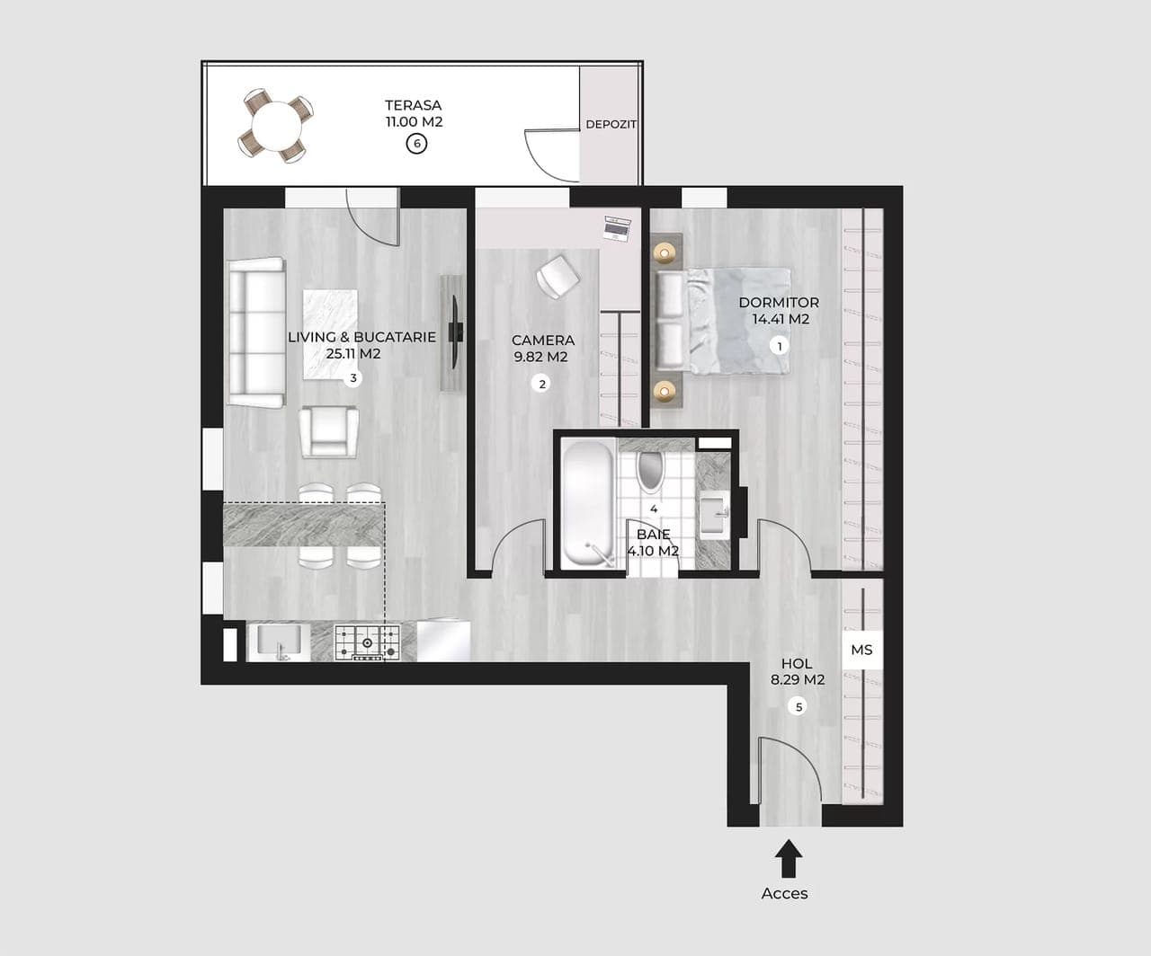 3 Camere Quartier Azuga — fotografia 13