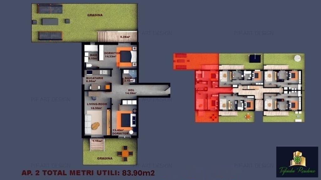3 Camere Trifoiului Residence — fotografia 5