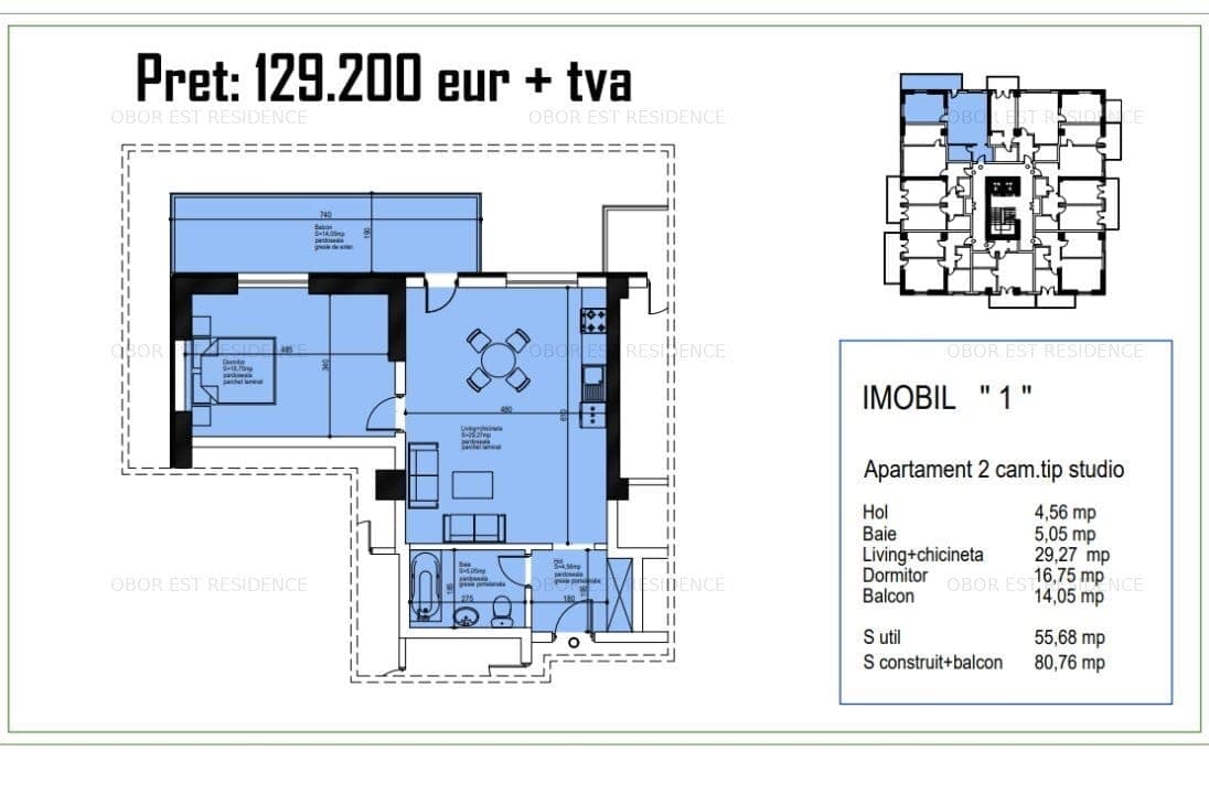 2 Camere Obor Est Residence — fotografia 9