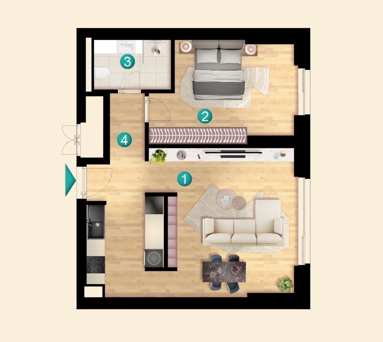 2 Camere iResidence — fotografia 31