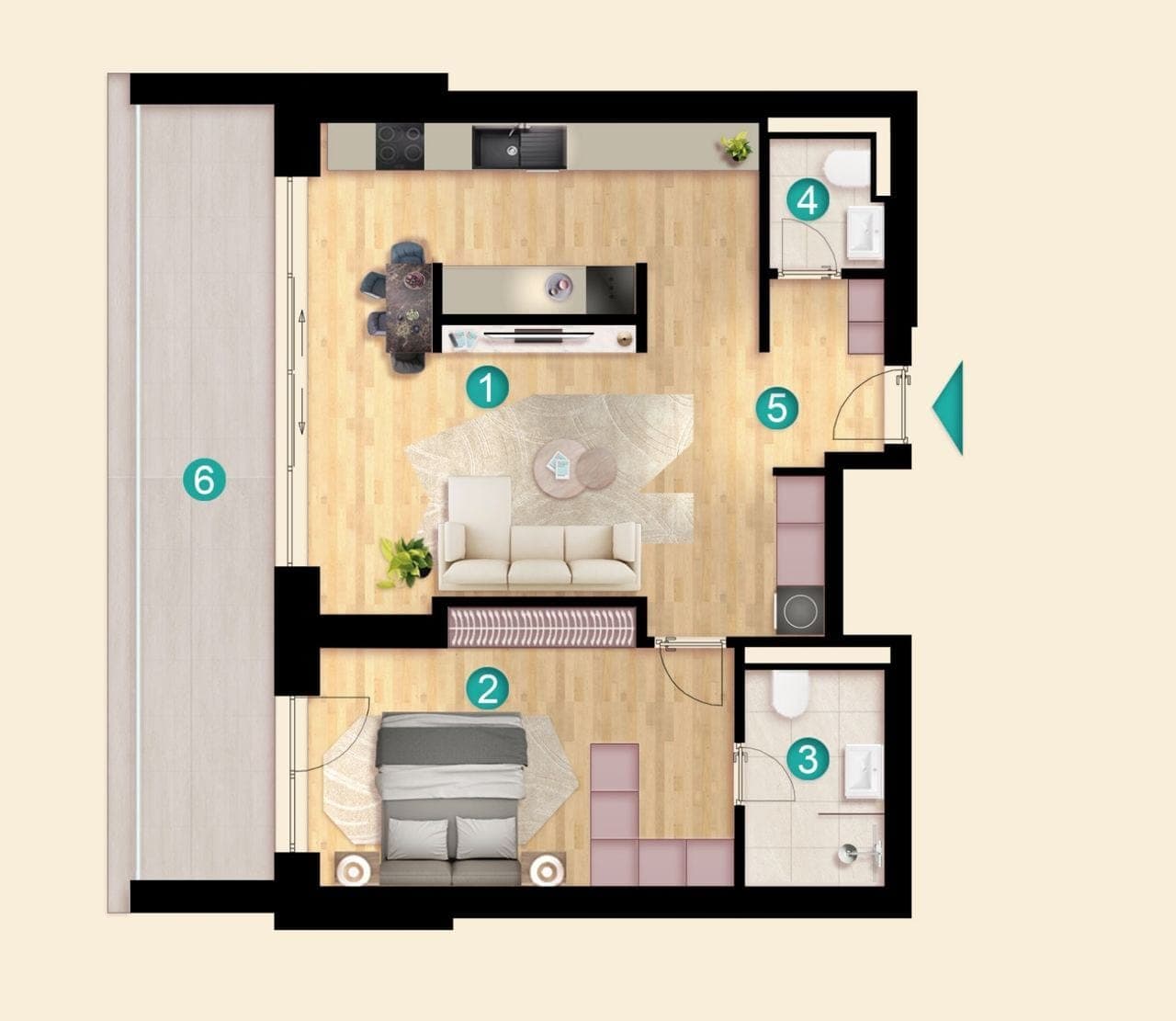 2 Camere iResidence — fotografia 31