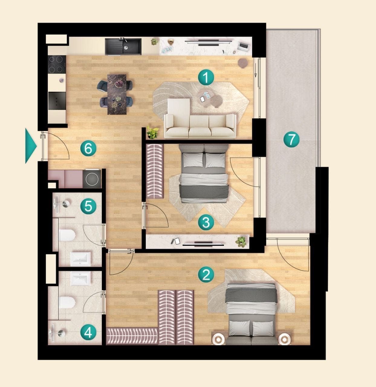 3 Camere iResidence — fotografia 31