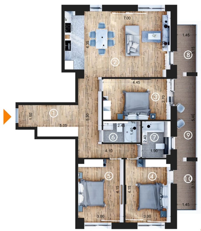 4 Camere Ghica Apartments — fotografia 5