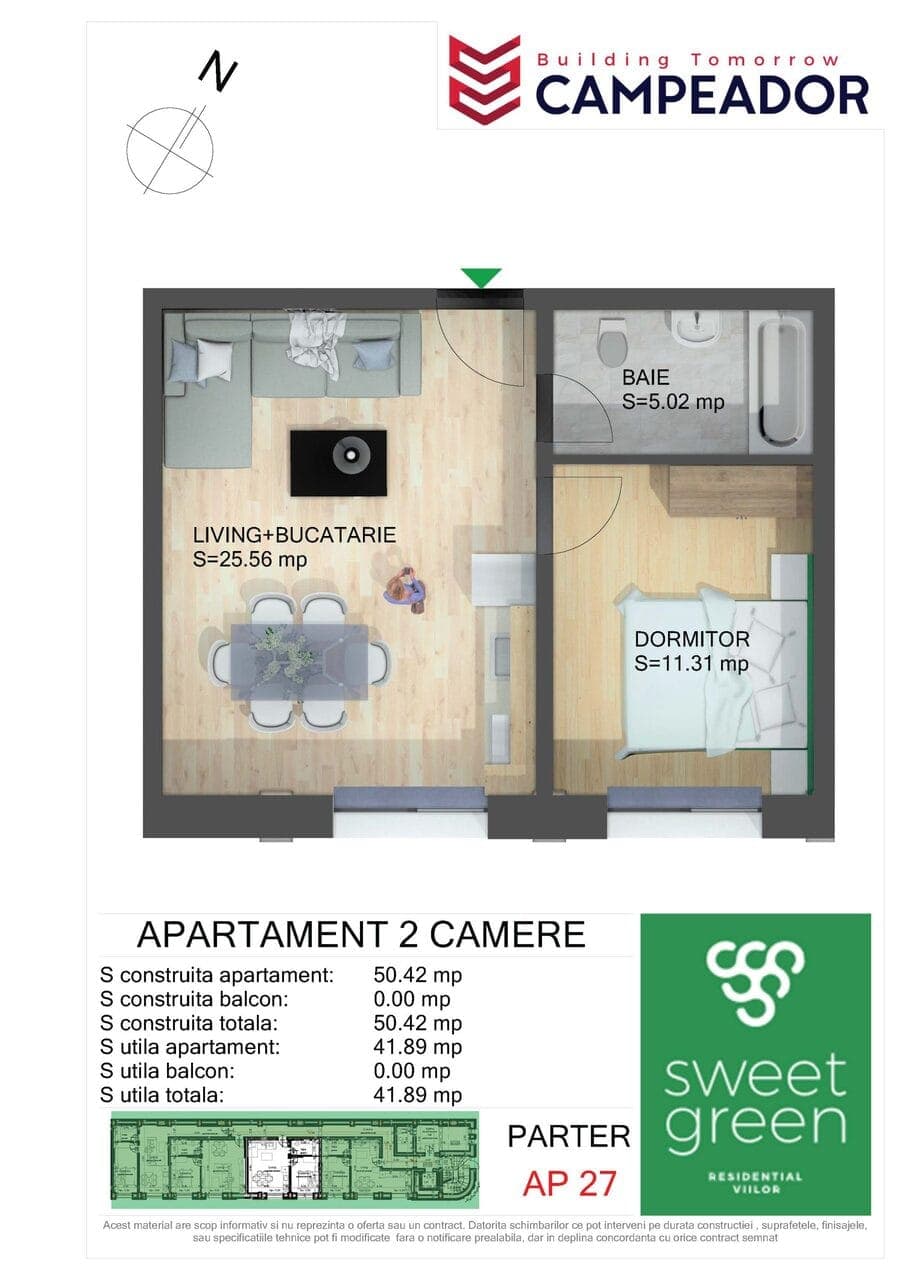 2 Camere Sweet Green Residence — fotografia 9