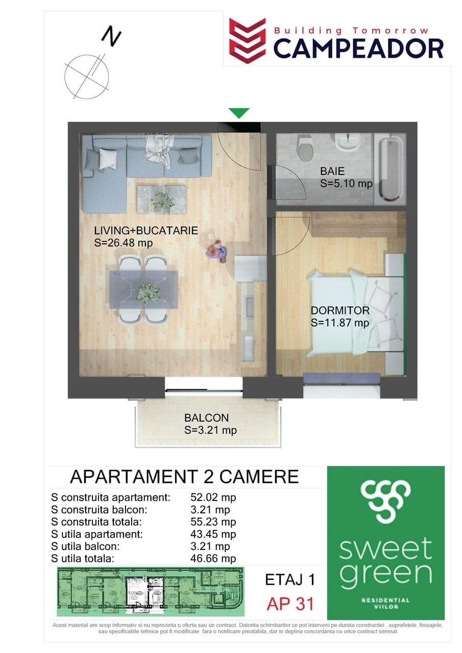 2 Camere Sweet Green Residence — fotografia 9