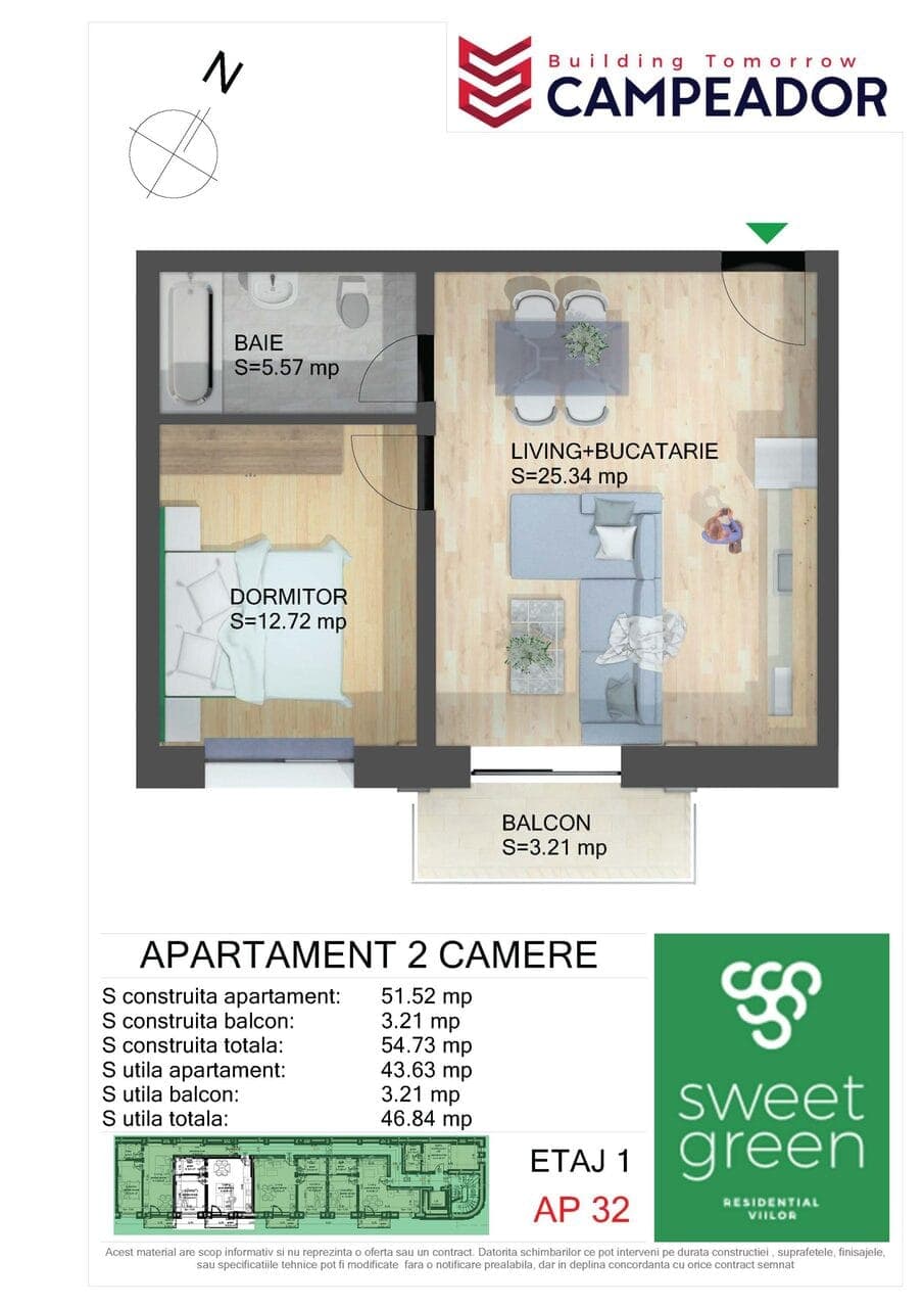 2 Camere Sweet Green Residence — fotografia 9