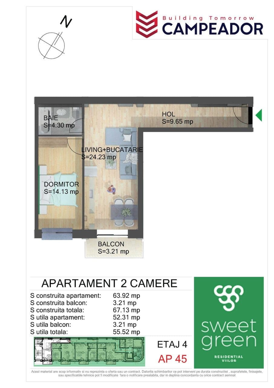 2 Camere Sweet Green Residence — fotografia 9