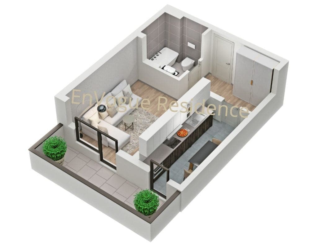 Garsonieră EnVogue Residence Iuliu Maniu — fotografia 48