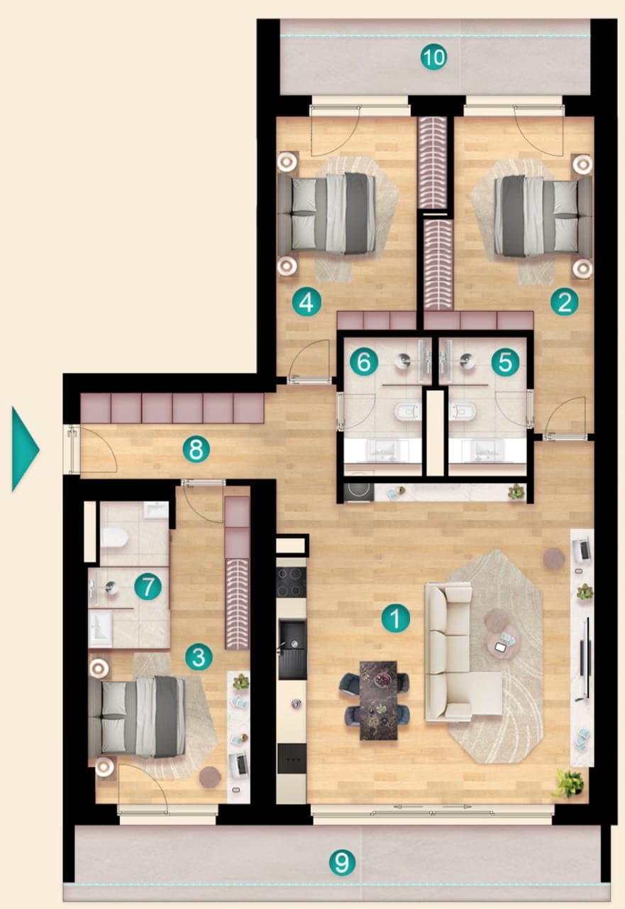 4 Camere iResidence — fotografia 31