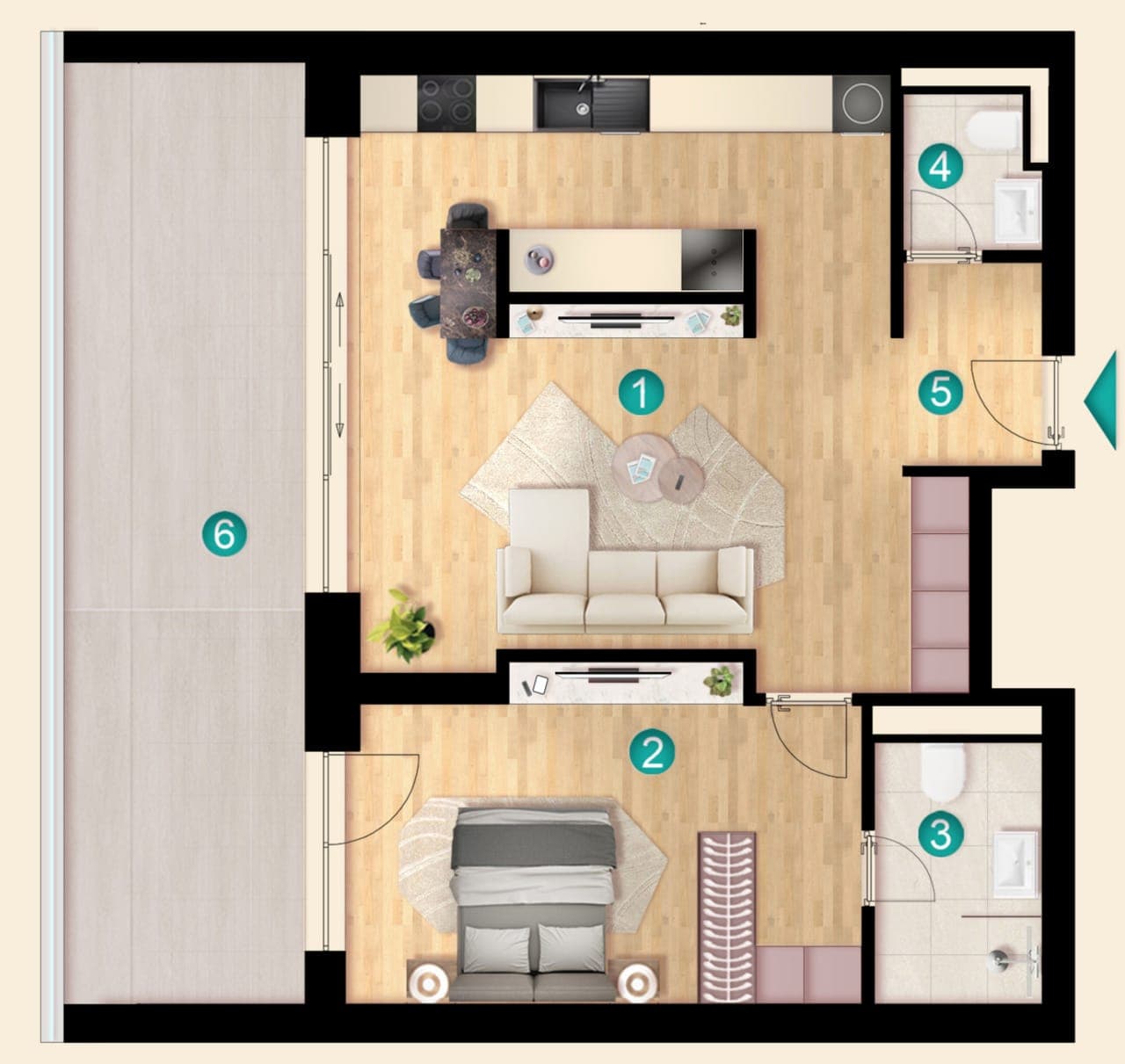 2 Camere iResidence — fotografia 31