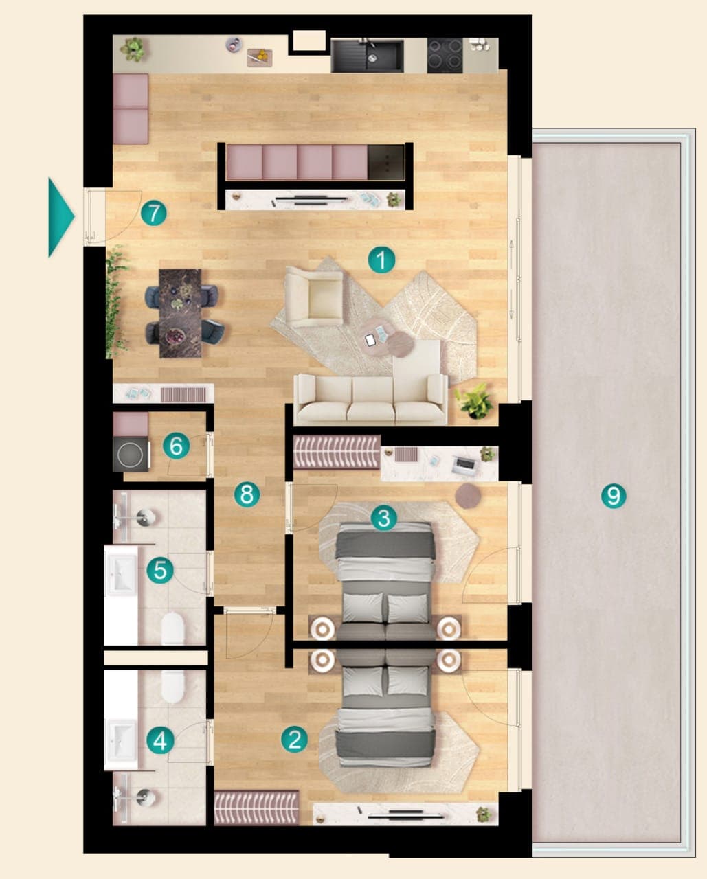 3 Camere iResidence — fotografia 31