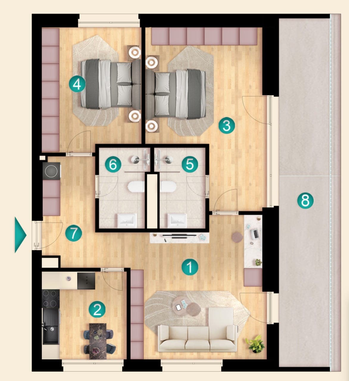 3 Camere iResidence — fotografia 30