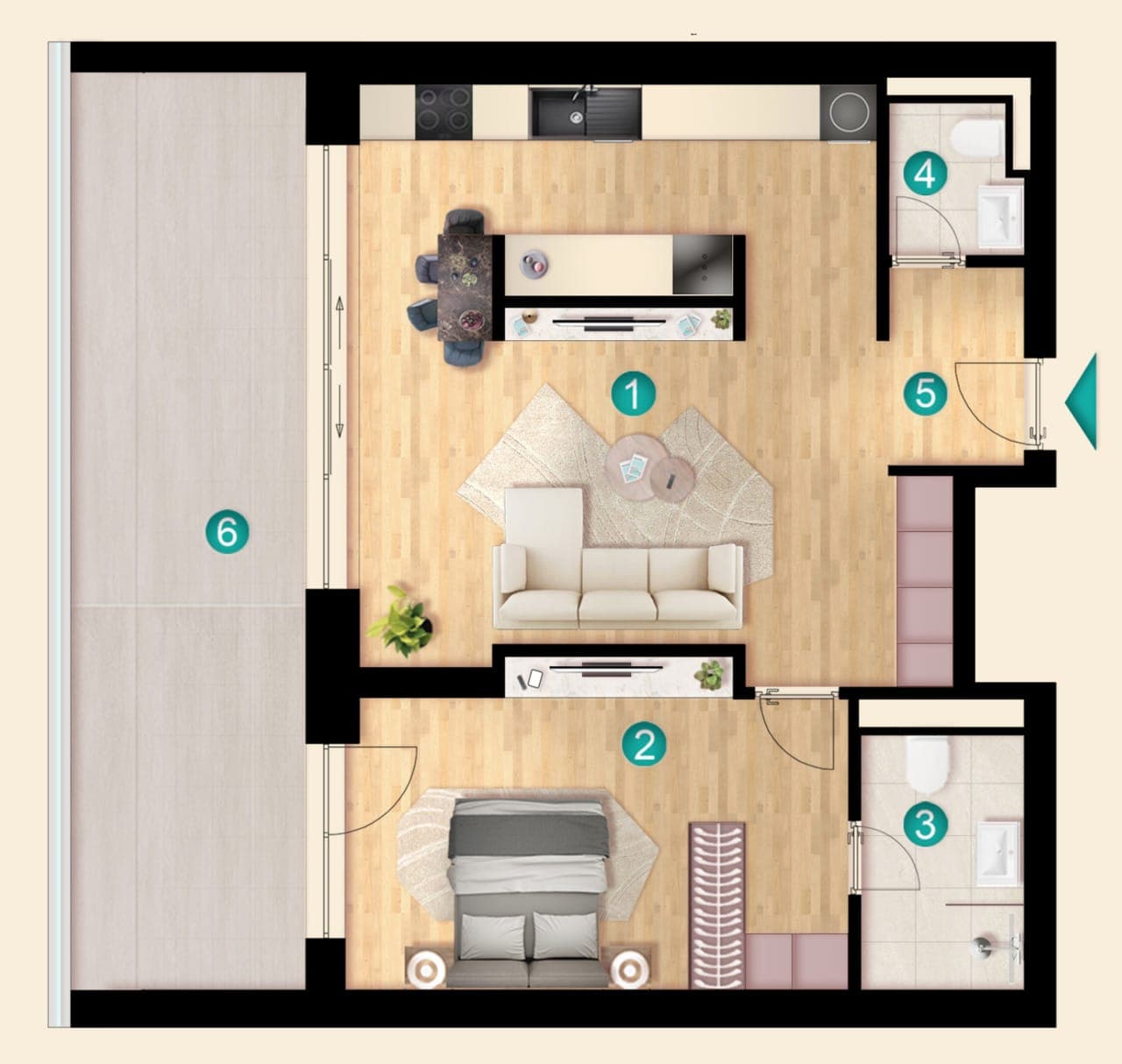2 Camere iResidence — fotografia 31