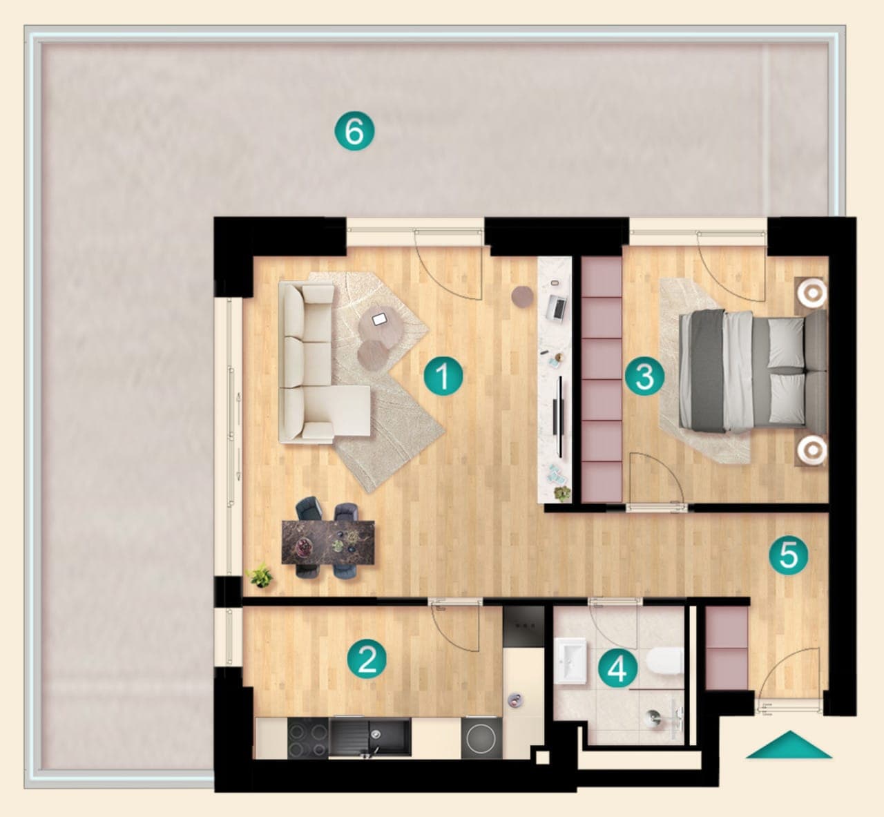 2 Camere iResidence — fotografia 31