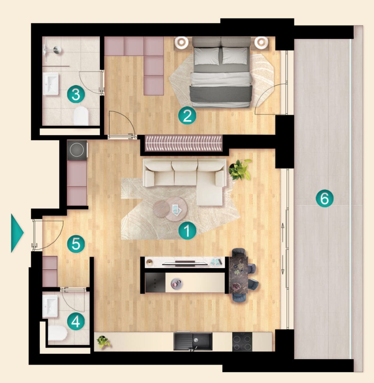 2 Camere iResidence — fotografia 31