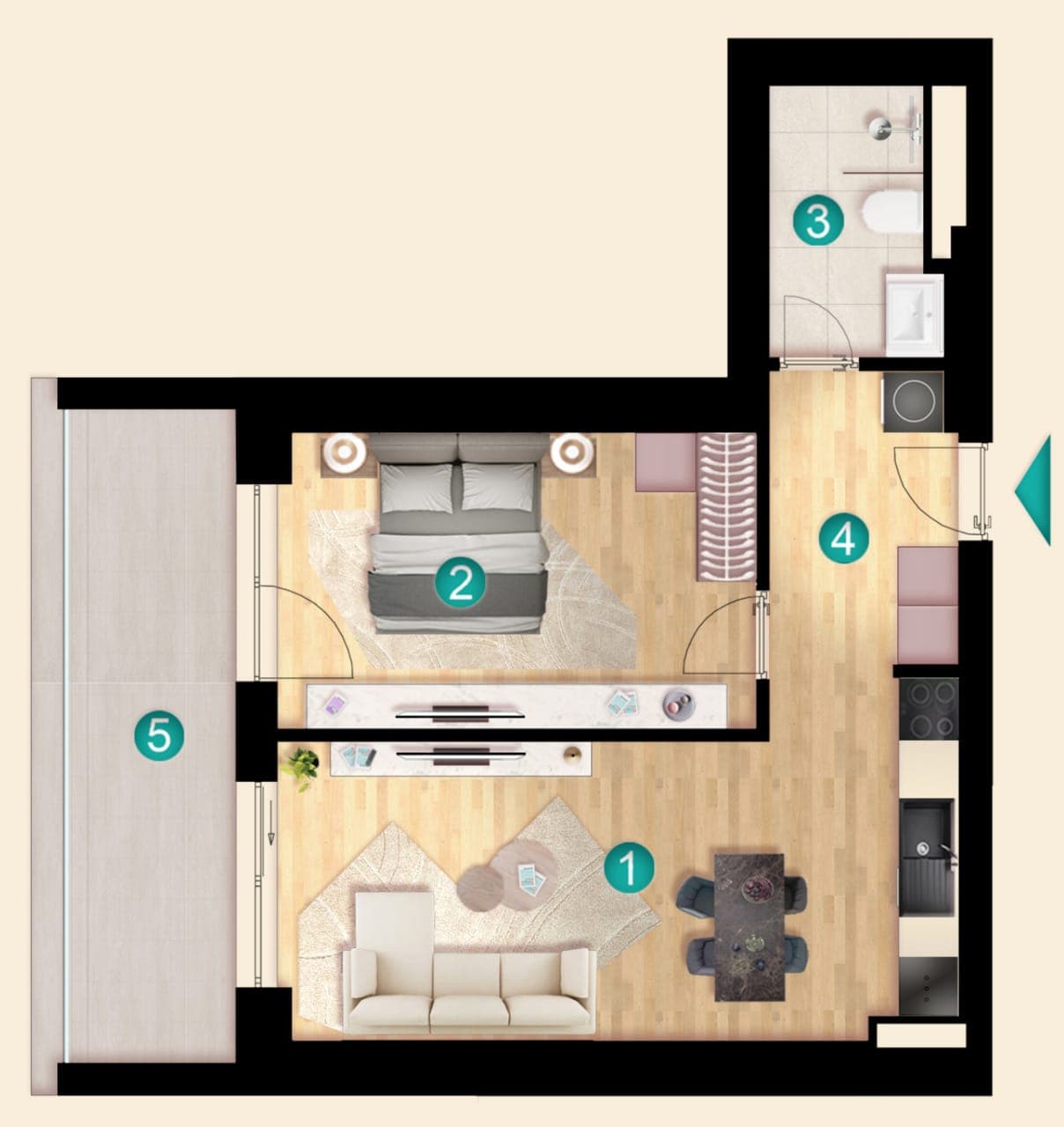 2 Camere iResidence — fotografia 31