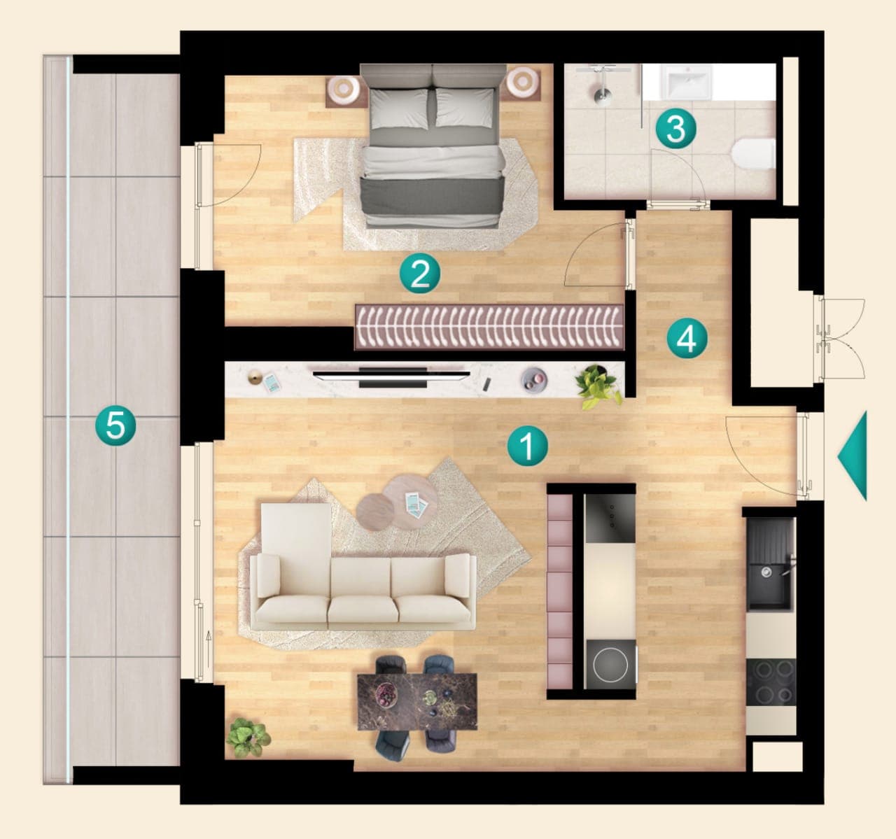 2 Camere iResidence — fotografia 31