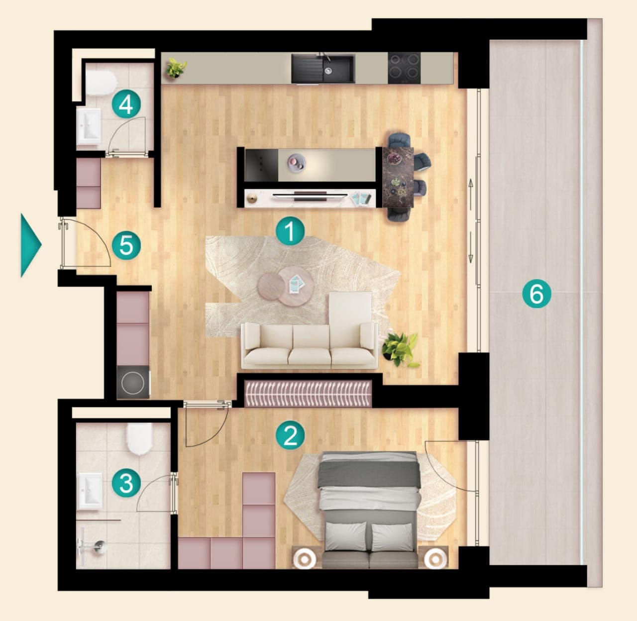 2 Camere iResidence — fotografia 31
