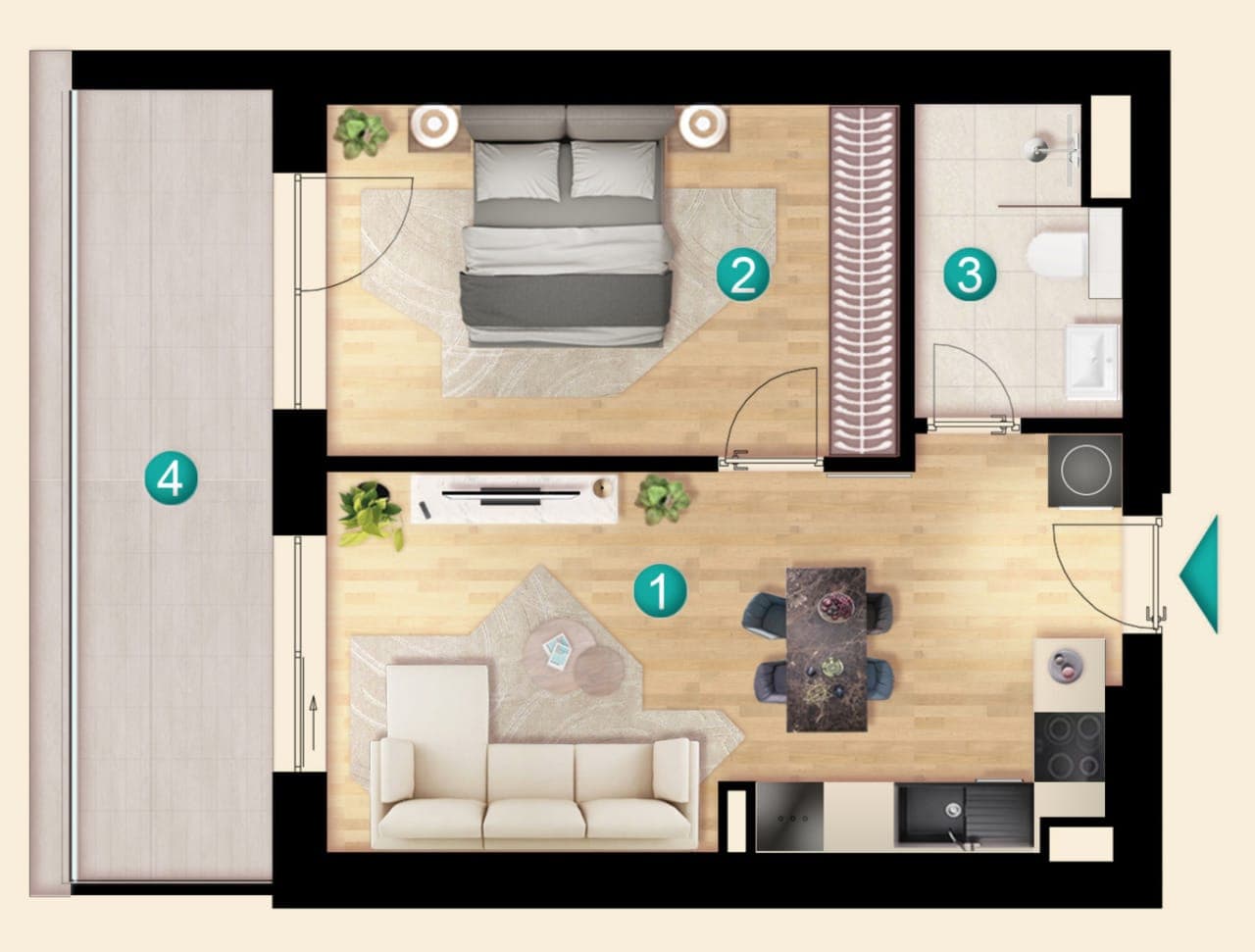 2 Camere iResidence — fotografia 31