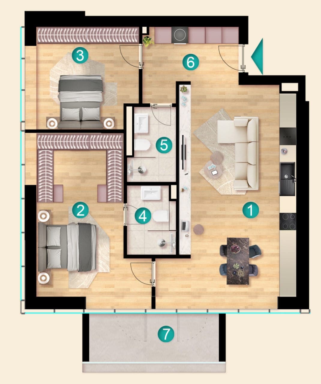 3 Camere iResidence — fotografia 31