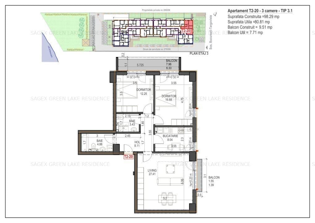 3 Camere Sagex Green Lake Residence — fotografia 11