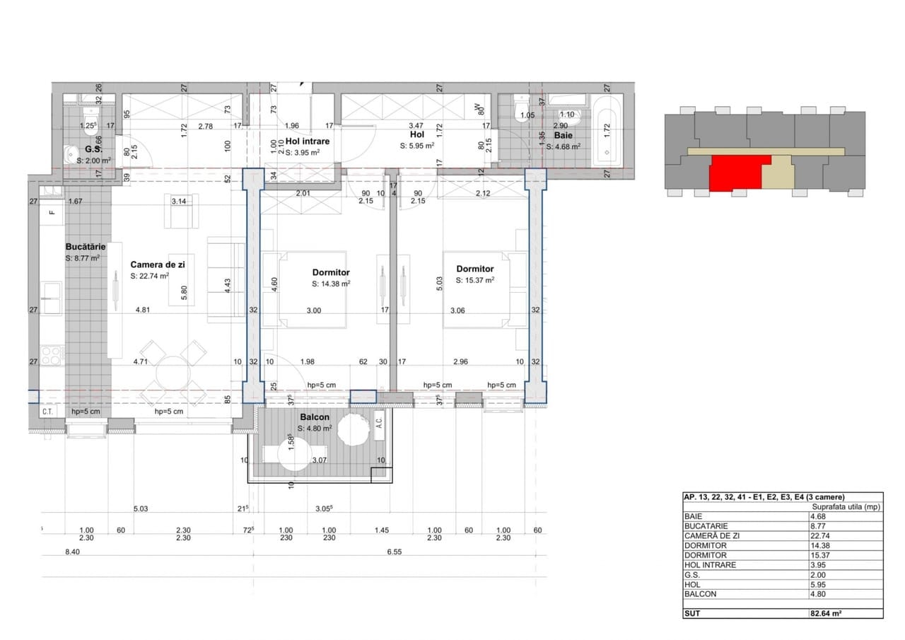3 Camere Teilor Parc Titan